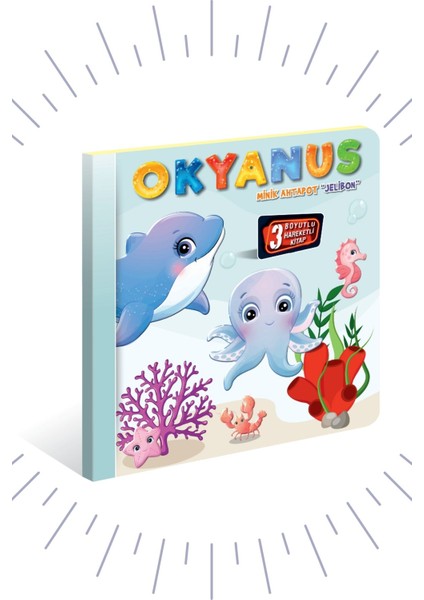 3 Boyutlu, Hareketli Kitaplar "okyanus " Pop-Up Kitap