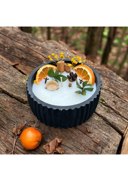 Doğal , Kokulu , Soya Wax Mum Dekoratif Kasede Hediyelik Doğal Mum