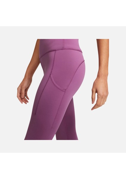 Epic Lux Mid-Rise Running Kadın Mor Spor Tayt CN8041-507 modelleri