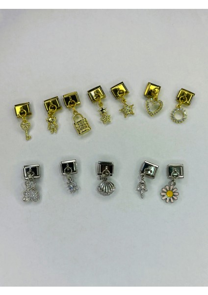 Badelis Çelik İç İçe Geçebilen Silver Rengi Papatya Model Charm ( Adet Fiyatı ) fiyatları