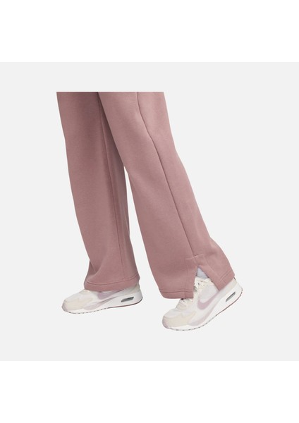 Nsw Phoenix Fleece Hr Pant Wide Kadın Polarlı Yüksek Belli Kahverengi Eşofman Altı DQ5615-208 modelleri