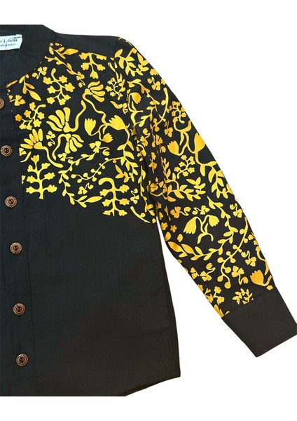 Desenli Gömlek ve Pantalonlu Ikili Çoçuk Takımı modelleri