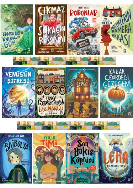 Lema / Son Bakış Köprüsü / Kanatlarımı Bulduğum Gün / Robonlar (12 Kitap)