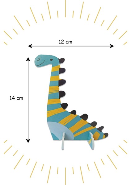 Baby Maket 4 Farklı Hayvan (Tavşan, Papağan, Kaplumbağa, Dinozor) 2+Yaş