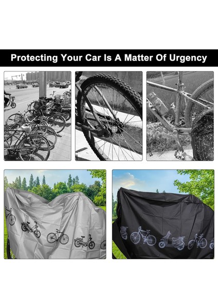 Waterproof Bisiklet Brandası - Su Geçirmez Motorsiklet Örtüsü - Motorsiklet Kılıfı - Bisiklet Kılıfı - Bisiklet Koruma Kılıfı - Motor Brandası