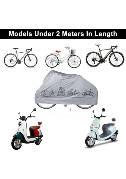 Waterproof Bisiklet Brandası - Su Geçirmez Motorsiklet Örtüsü - Motorsiklet Kılıfı - Bisiklet Kılıfı - Bisiklet Koruma Kılıfı - Motor Brandası indirimleri