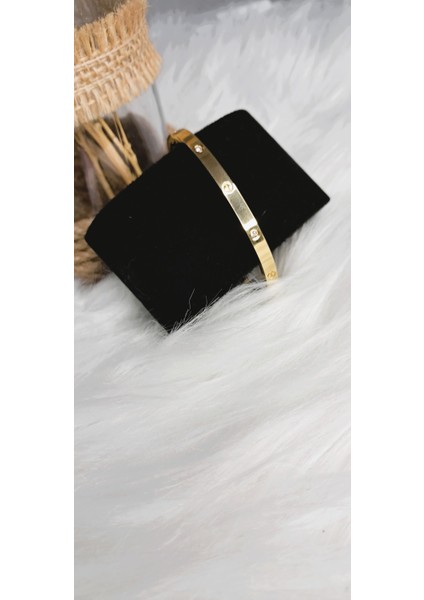 Badelis Gold Çelik Standart Boy Bileklik