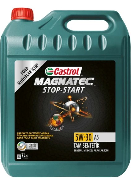 Magnatec Stop-Start 5W-30 A5 Tam Sentetik Motor Yağı 7 Litre ( Üretim Yılı 2024 )