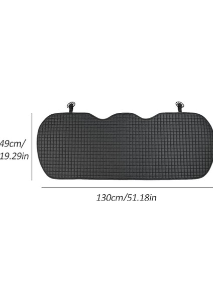 Ford Su Geçirmez Ön Arka Araba Koltuk Minder Deri Siyah Oto Koltuk Minderi 3'lü Oturak Örtüsü fırsatları