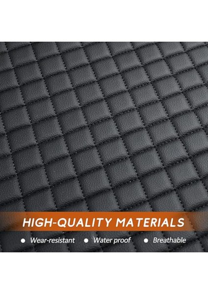 Togg Su Geçirmez Ön Arka Araba Koltuk Minder Deri Siyah Oto Koltuk Minderi 3'lü Oturak Örtüsü fırsatları