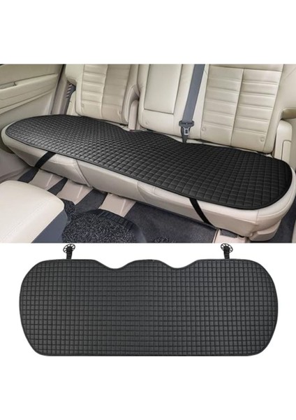 Renault Su Geçirmez Ön Arka Araba Koltuk Minder Deri Siyah Oto Koltuk Minderi 3'lü Oturak Örtüsü