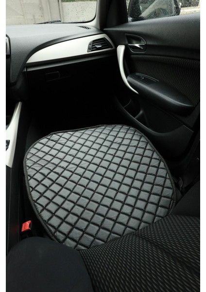 Oto Koltuk Minderi Suni Deri Ön Iki Koltuk ve Arka Oturak 3'lü Ön Gri indirimleri