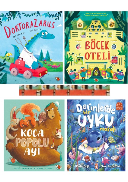 Böcek Oteli / Derinlerde Bir Uyku Masalı / Koca Popolu Ayı / Doktorazarus (4 Kitap)