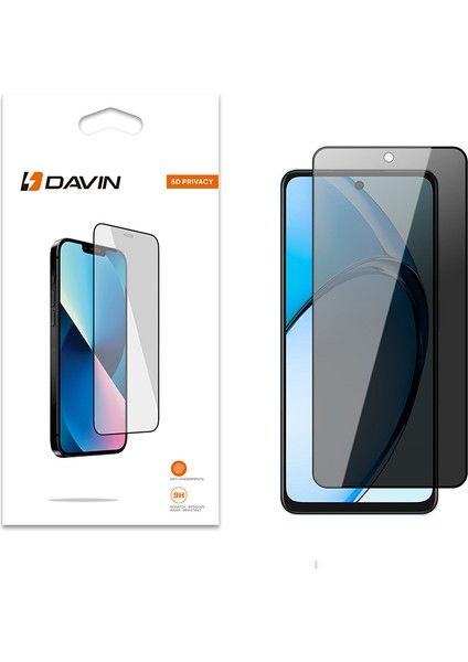 Vendas Xiaomi Redmi 14C 4g Davin 5d Privacy Cam Ekran Koruyucu