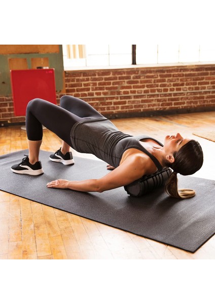 Foam Roller - Egzersiz Rulosu - Pilates Roller - Masaj Rulosu - Spor Isınma Roller - Masaj Roller - Orta Sert Masaj Köpüğü 33x14 cm.