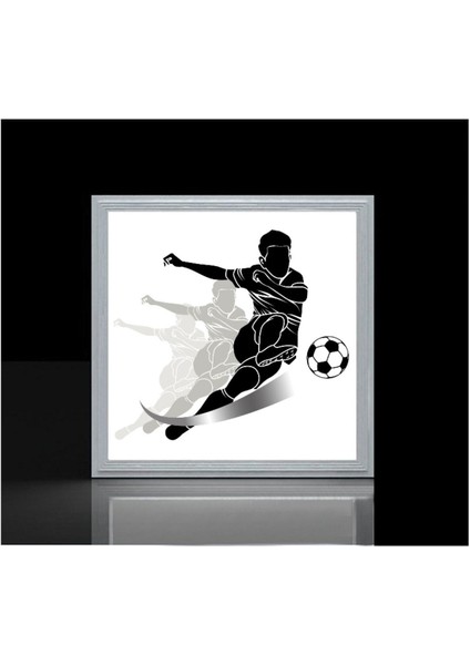 Futbol Boys Çocuk Odası LED AVIZE-60 cm x 60 x M Büyük Kare-1.5kg Hafif- 54W Güç-Kolay Montaj-Lüx Ürün fırsatları