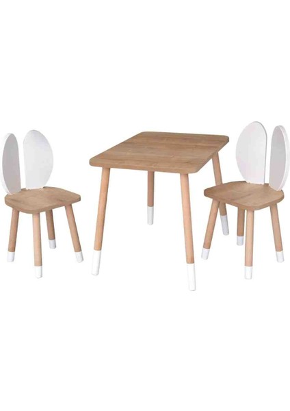 Safir Meşe Çocuk Aktivite Masası Çocuk Masası