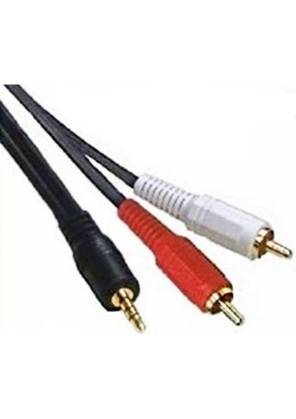 1.5mt 3.5mm Stereo 2 Rca Ses Sistemi Kablosu
