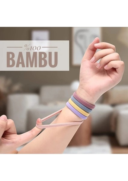 Kadın Bambu Kumaş Xl Boy 10'lu Toka Seti