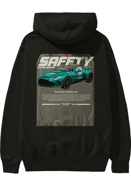 Safety Car F1 Arka Baskılı Hoodie Oversize Kapüşonlu Sweatshirt Erkek Kadın Unisex fiyatları