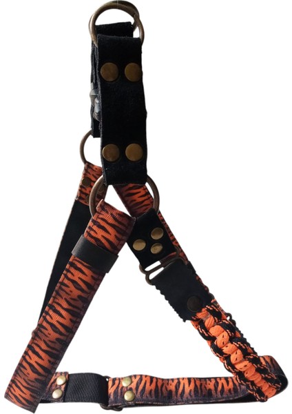Köpek göğüs tasması orta ırk kolon deri göğüs ölçüsü:40-80cm ayarlamalı dog harness GT2-33