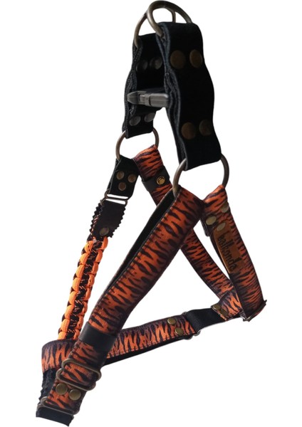 Köpek göğüs tasması orta ırk kolon deri göğüs ölçüsü:40-80cm ayarlamalı dog harness GT2-33