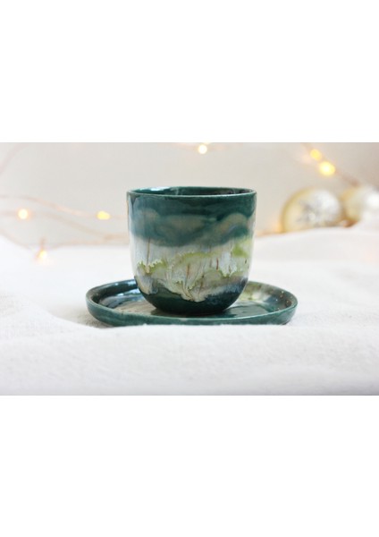 El Yapımı Stoneware Fincan