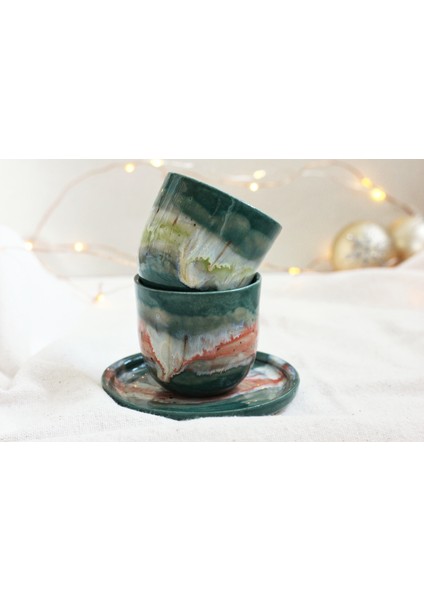 El Yapımı Stoneware Fincan