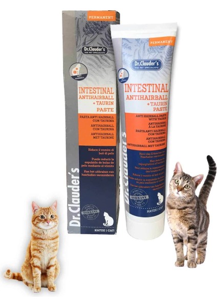 .clauders Intestinal Anti Hairball Tüy Yumağı Kontrol Kedi Macunu 100 gr