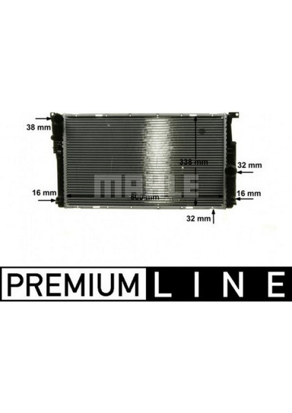 Motor Su Radyatoru Bmw B38 N20 N26 N55 F20 F30 F32 F34 F36 F22 F80 F82 Premium Line 10