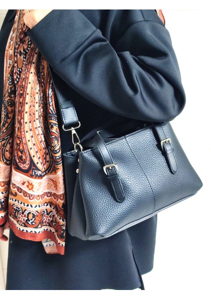 Hediyelik Milena Model Klasik Geniş Baget Kadın Çanta - Omuz ve El Çantası