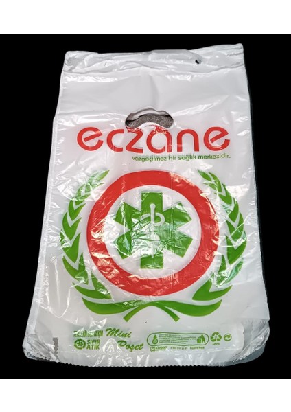 1.000 Adet Eczane Poşeti 20X30 cm Eczane Baskılı Poşet fiyatları