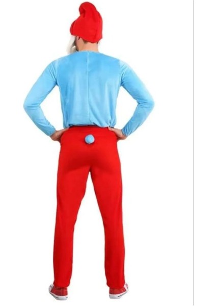 KADIKÖY KOSTÜM Yetişkin Şirin Baba Kostümü