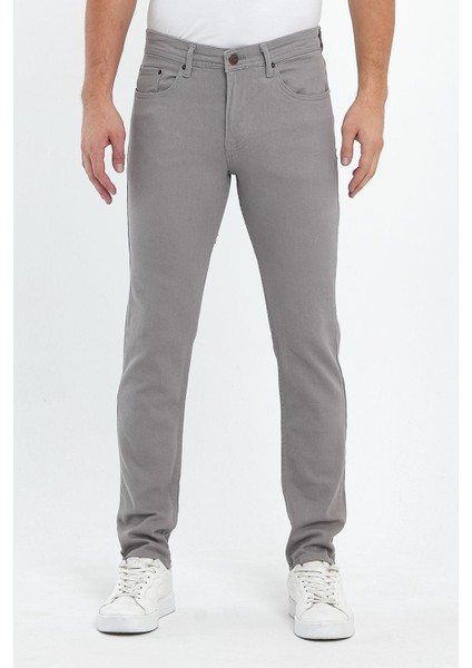 Erkek Slim Fit Gabardin Pantolon