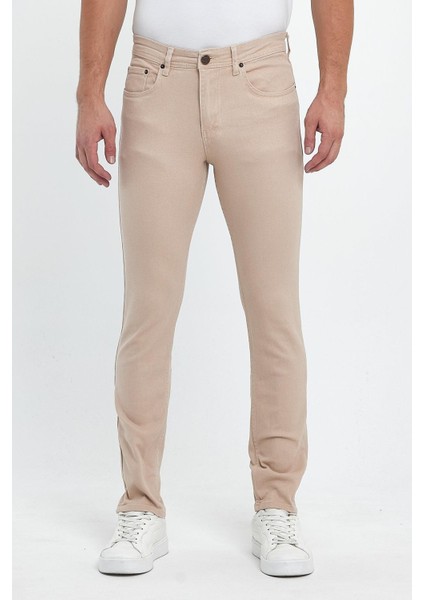 Erkek Slim Fit Gabardin Pantolon