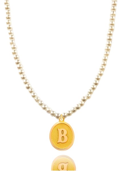 14 Ayar 0.45 Gram B Harfli Incili Kolye