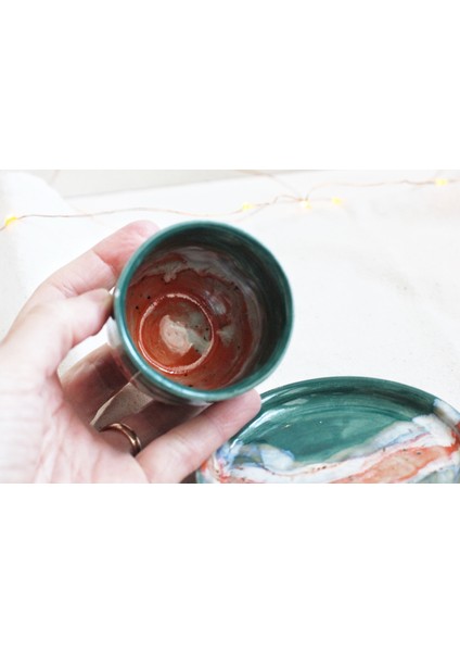 El Yapımı Stoneware Fincan