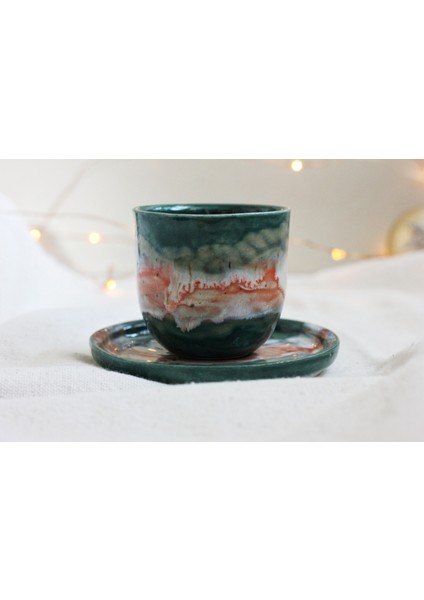 El Yapımı Stoneware Fincan