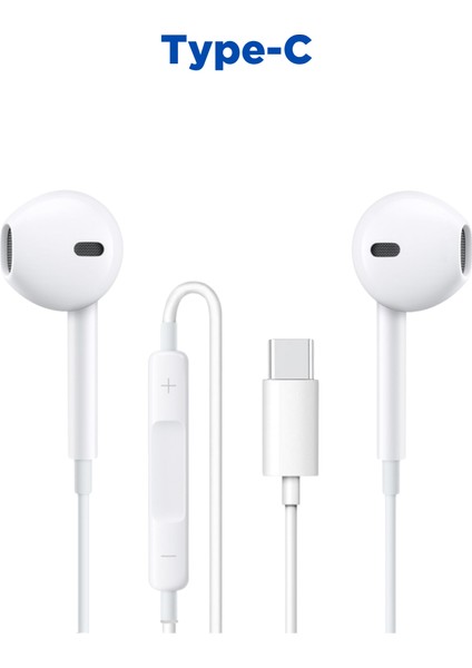 Kablolu Kulakiçi Kulaklık Microfonlu Type-C Uçlu 1.2m TN-H01