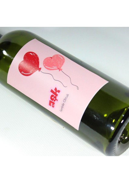 Sevgililer Günü Konseptli Sosluk Siyah 500 ml (Akıtıcılı) Kalp Balonlar fiyatları