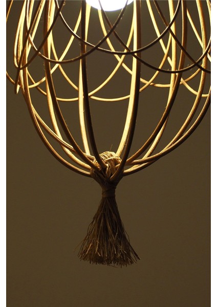 Bambu Avize Hasır Sarkıt: Daisy 20 x 35 cm indirimleri