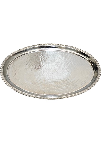 Bakır Oval Servis Tepsi