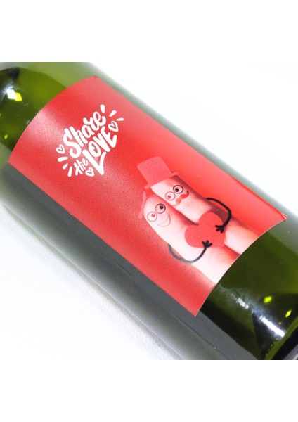 Sevgililer Günü Konseptli Sosluk Yeşil 750 ml (Akıtıcılı) Share The Love fiyatları