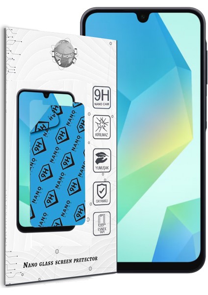 Caseworld Samsung Galaxy A16 Nano Ekran Koruyucu Kırılmaz Esnek Cam fiyatları
