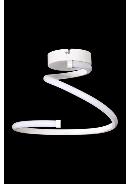 Sion Modern Tasarım - Salon - Hol - Antre - Çocuk Odası - Beyaz Renk Tekli Ledli Avize