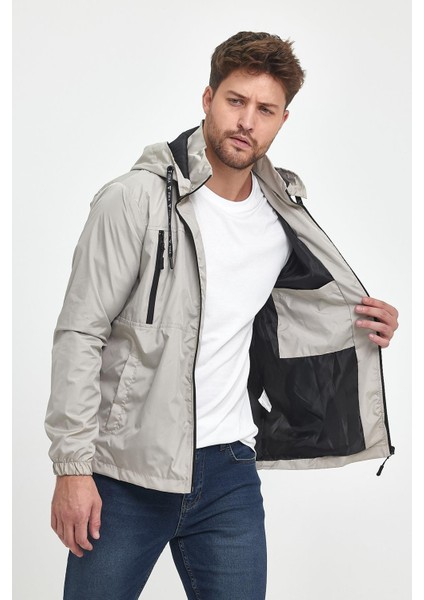 Erkek Düz Renk Göğüs Cepli Yağmurluk fırsatları