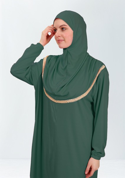 Namaz Elbisesi Jarse Tek Parça
