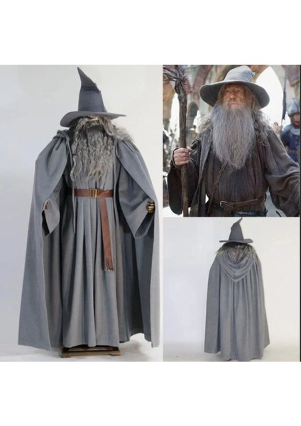 KADIKÖY KOSTÜM Yetişkin Gandalf Hobbit Kostüm