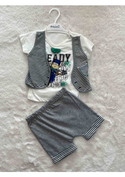 Ready Monkey Yelekli Ikili Takım