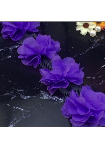 Mor Lazer Kesim Çiçek (130 Adet)